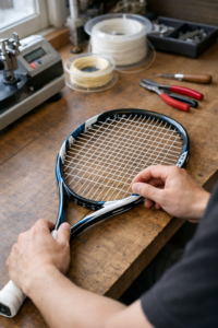 ニコストリングサービスでは、ソフトテニスのガット張替えにも対応しています。